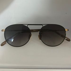 Krewe Rounded Aviators with Gradient Lenses